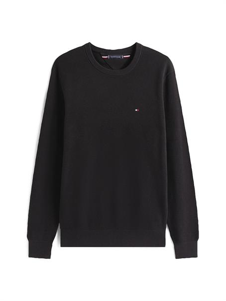 ESSENTIAL STRUCTURE CREW NECK black