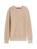 ESSENTIAL STRUCTURE CREW NECK coastal taupe