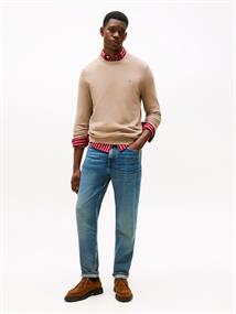 ESSENTIAL STRUCTURE CREW NECK coastal taupe