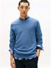 ESSENTIAL STRUCTURE CREW NECK petrol blue heather