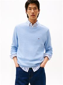ESSENTIAL STRUCTURE CREW NECK vessel blue heather2
