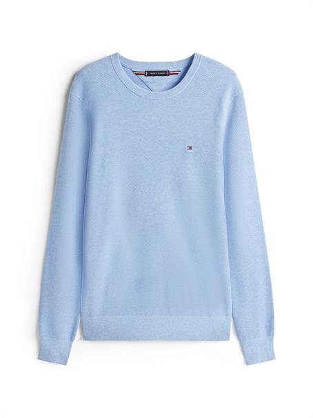 ESSENTIAL STRUCTURE CREW NECK vessel blue heather2