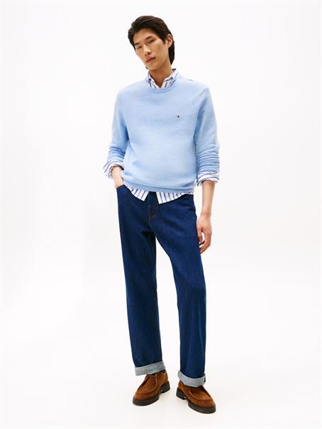 ESSENTIAL STRUCTURE CREW NECK vessel blue heather2