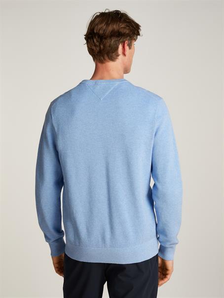 ESSENTIAL STRUCTURE CREW NECK vessel blue heather