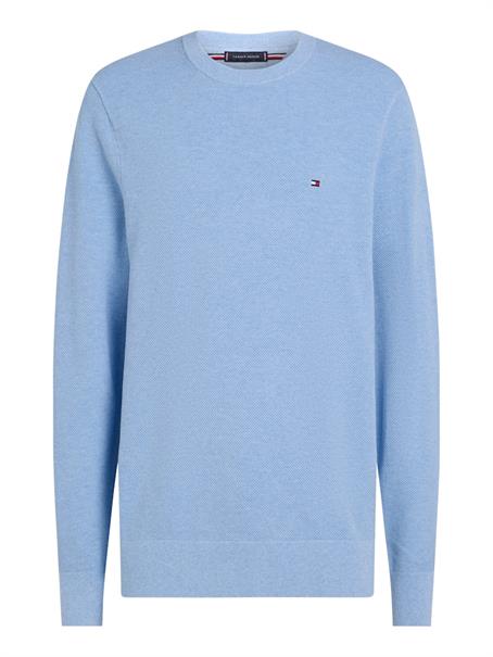ESSENTIAL STRUCTURE CREW NECK vessel blue heather