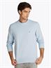 ESSENTIAL TERRY CREWNECK breezy blue