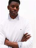 ESSENTIAL TERRY CREWNECK white