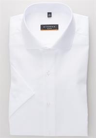 ETERNA Popeline Kurzarmhemd SLIM FIT weiß