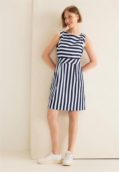 Etuikleid mit Streifenmuster deep blue