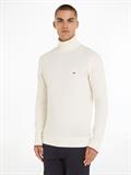 EXAGGERATED STRUCTURE ROLL NECK ivory