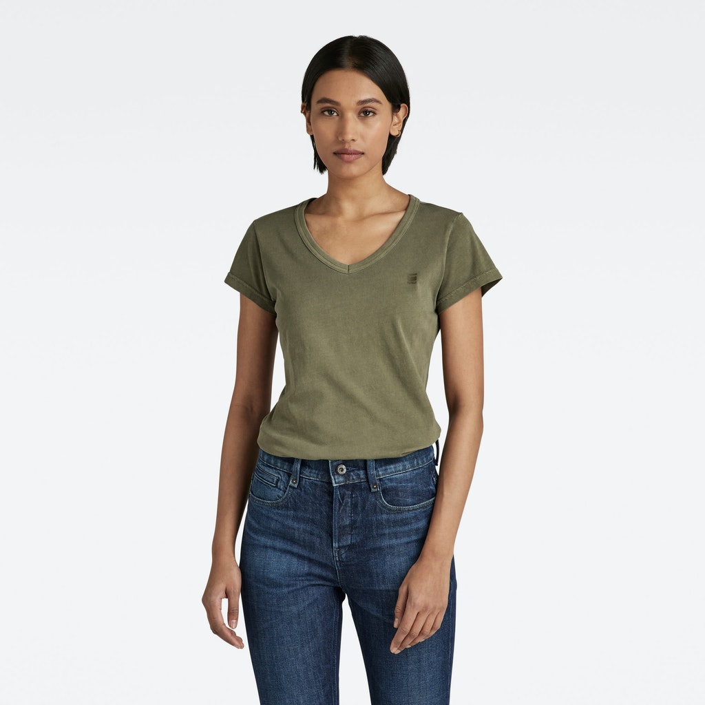 G-star Raw Damen T-Shirt D21314-b059-b681 Shamrock Gd