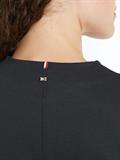 F&F INTERLCK MODAL KNEE DRS SS black