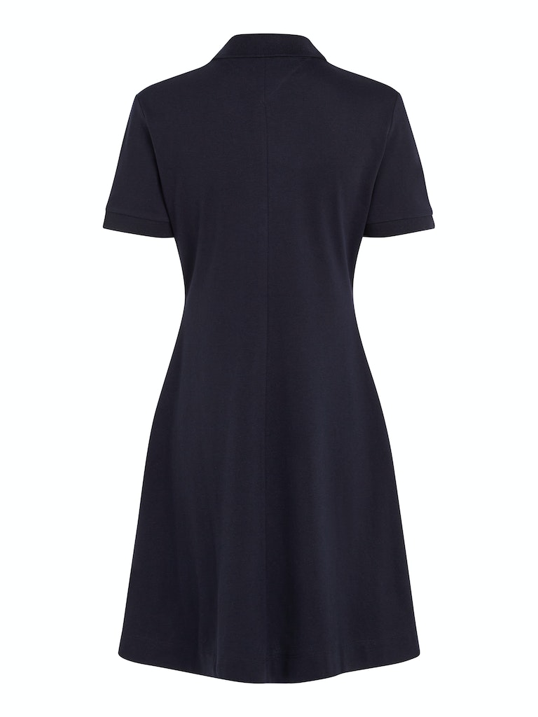 Tommy Hilfiger Damen Kleid F&F OPEN PLCKT LYCLL POLO DRS SS desert 