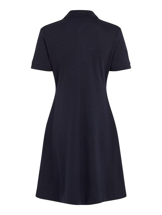 Tommy Hilfiger Damen Kleid F&F OPEN PLCKT LYCLL POLO DRS SS desert 