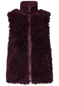 Fake Fur Weste jazz berry