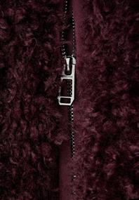 Fake Fur Weste jazz berry