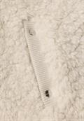 Fake Fur Weste mit Strickdetails smooth stone sand