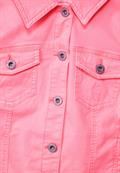 Farbige Jeansjacke soft neon pink