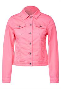 Farbige Jeansjacke soft neon pink