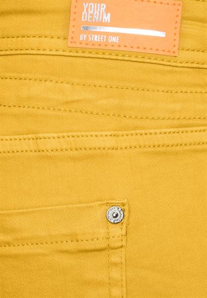 Farbige Loose Fit Jeans dull sunset yellow wash