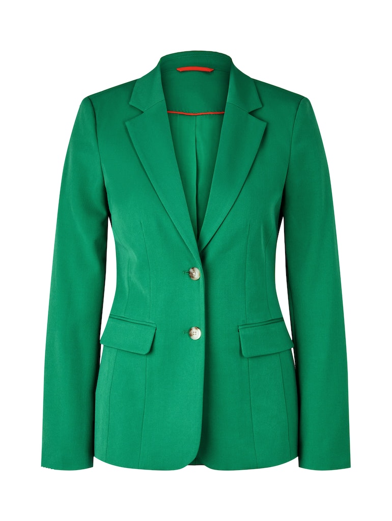 Tom Tailor Damen Blazer Farbiger Blazer vivid leaf green bequem 