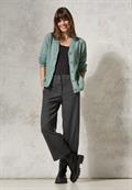 Federgarn-Cardigan iced salvia green