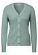 Federgarn-Cardigan iced salvia green