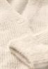 Federgarn-Cardigan lucid white