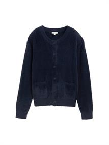 Federgarn-Cardigan mit Knopfleiste lunar eclipse