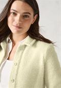 Federgarn-Cardigan raw sand beige