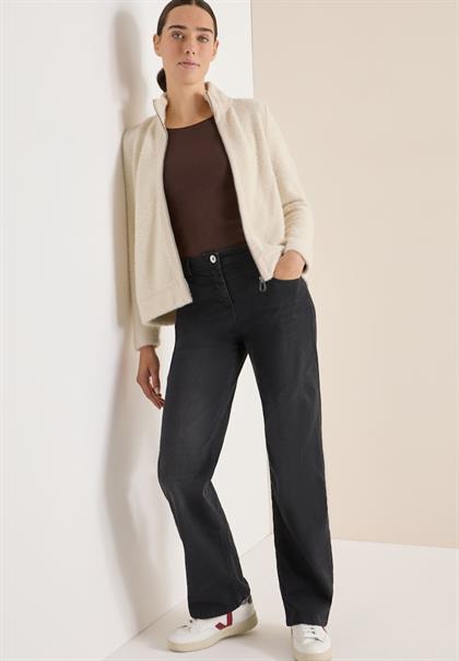 Federgarn Jacke light greige