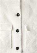 Federgarn Jacke off white