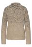 Federgarn Jacquard Pullover sanded beige