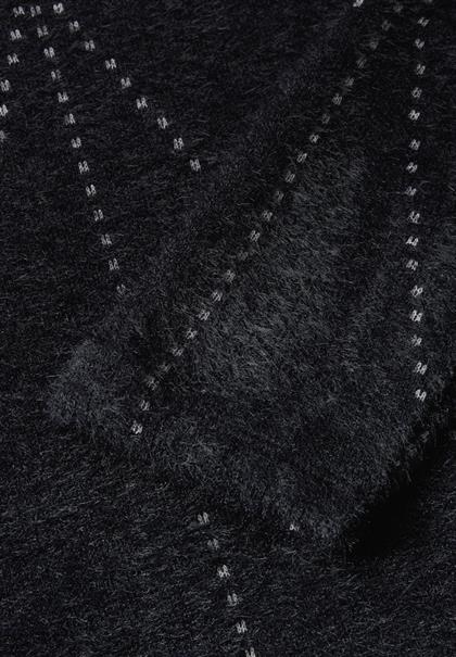 Federgarn Langarmshirt black
