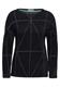 Federgarn Langarmshirt black