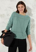 Federgarn Langarmshirt glaced salvia green