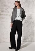 Federgarn Langarmshirt vanilla white