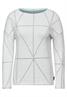 Federgarn Langarmshirt vanilla white