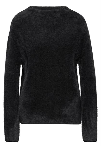 Federgarn Pullover black