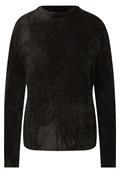 Federgarn Pullover darkest brown
