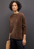 Federgarn Pullover hazelnut brown