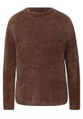 Federgarn Pullover hazelnut brown