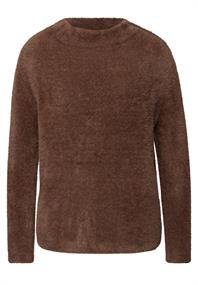 Federgarn Pullover hazelnut brown