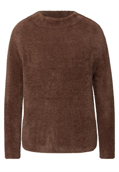 Federgarn Pullover hazelnut brown
