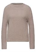 Federgarn Pullover mocha beige