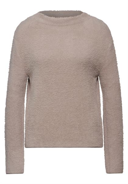 Federgarn Pullover mocha beige