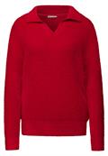 Federgarn Pullover racing red
