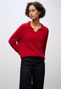 Federgarn Pullover racing red