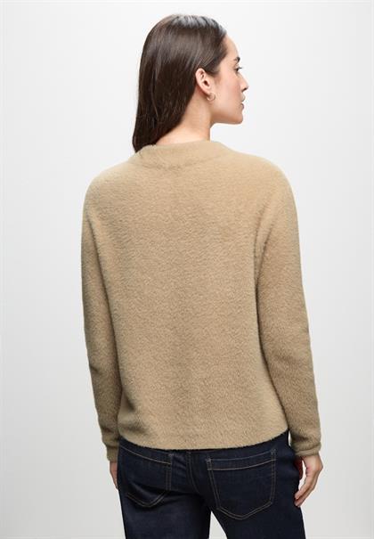 Federgarn Pullover sanded beige