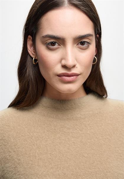 Federgarn Pullover sanded beige